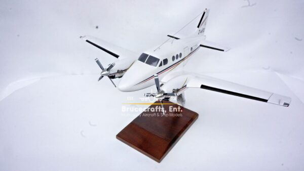 Model of Beechcraft King Air C90 with detailed craftsmanship.